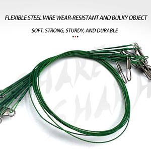 Senar Pancing Baja Anti Gigitan, Kekuatan Tinggi dengan Putaran Terkunci Konektor Trolling Kawat Baja Tahan Karat Senar Pancing - Product Image 2