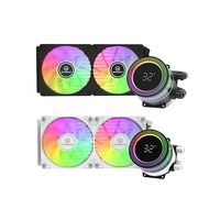 Refroidisseur de processeur à eau 240 ARGB AIO - 900-1800 tr/min, pour Intel/AMD, silencieux et haute performance
