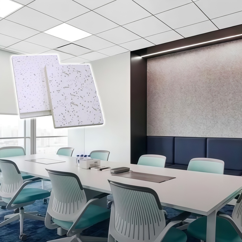 Modern Acoustic Mineral Wool Ceiling Board