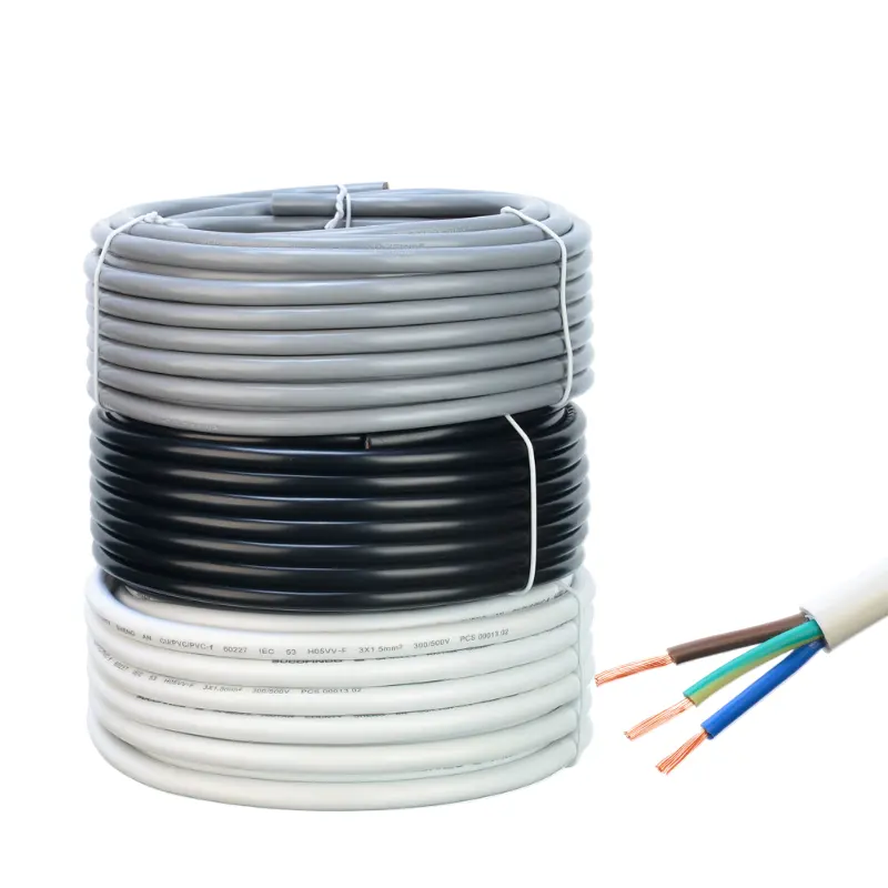 Certificados SJT #16 AWG fio 3 núcleos 500ft fios elétricos 16 awg 3 core cobre puro cabo de alimentação elétrica fio elétrico