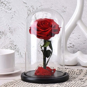 Hot Sale Modern Luxury Romantic Valentine's Day Flower Lampshade Transparent Acrylic Dome Cover Customized for - Product Image 3