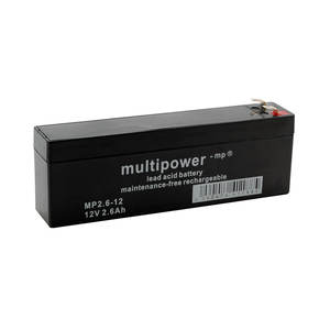 Batería UPS VRLA SONNENSCHEIN Multipower FG-0007 12V 2.6Ah, Libre de Mantenimiento, Recargable - Product Image 1