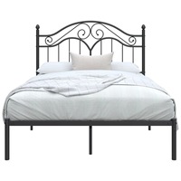 Cadre de lit simple en métal moderne et simple avec fonction convertible pour la maison, l'hôtel, l'appartement
