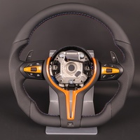 Volant en cuir personnalisé style Thong à 3 branches pour F30/F32, G20/G80, F10, E90, E60, G30, E46, E36, M5, F80/F82, E91 - Vente en gros