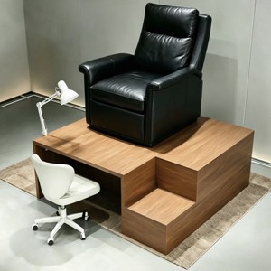 Table de manucure moderne en bois, poste de travail pour pédicure, station de soin des pieds, banc de manucure pour salon de beauté - Product Image 1