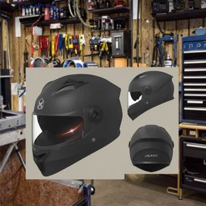 Casco de Motocicleta Integral de Doble Lente, Cascos de Protección para Motociclistas, Venta Directa de Fábrica, Personalizables al por Mayor - Product Image 1