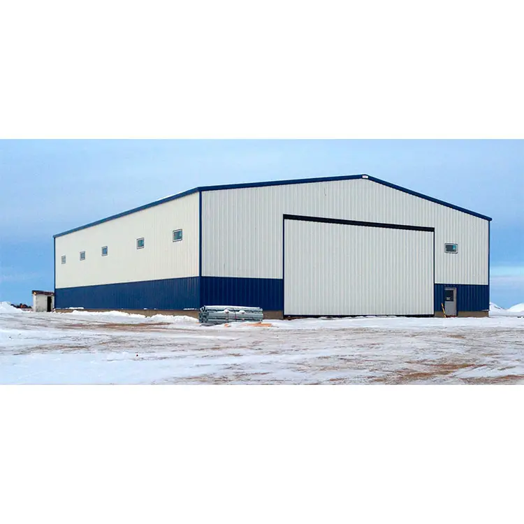 Industry Modular Warehouse Workshop Light Metal Galvanized Fabricated Construction Steel Frame Structure