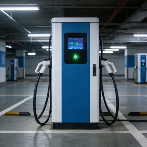สถานีชาร์จรถยนต์ไฟฟ้ากระแสตรงแบบเร็ว 120kW 320kW ระดับ IP54 แบบตั้งพื้น พร้อมจอ LCD สำหรับสถานีจอดรถสาธารณะ ทางหลวง และสถานีชาร์จยานพาหนะ - Product Image 1