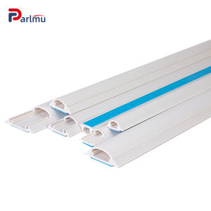 สายเคเบิลพีวีซีสีขาวมีกาวในตัวสารหน่วงการติดไฟทนทานไม่ต้องเจาะต้องมีการตัดเชื่อมที่แข็งแรงสำหรับสายไฟในบ้าน/สำนักงาน - Product Image 2