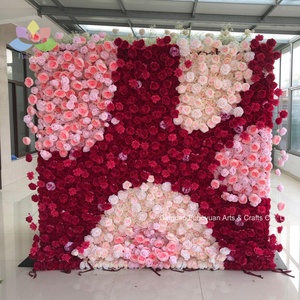 Fondo <span class=keywords><strong>de</strong></span> Pared <span class=keywords><strong>de</strong></span> Rosas Artificiales 3D Realistas <span class=keywords><strong>de</strong></span> Primera Calidad para Bodas, Despedidas <span class=keywords><strong>de</strong></span> Soltera y Fiestas - Product Image 4