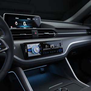 1 Single Din MP3 High Power Mp3 <b>Amplifier</b> with Colorful Lights <b>Car</b> Radio Player Stereo - Product Image 5