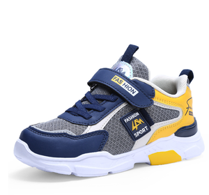 Chaussures de sport mi-montantes en maille unisexe pour garçons et filles, baskets de course pour enfants en gros - Product Image 4