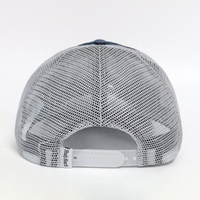 Gorras Trucker Retro de Diseño Nuevo con Letras Bordadas Personalizadas, Logotipo en Parche, Visera Curva, para Deportes, de Poliéster y Algodón Lavado, para Hombre