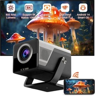 Projecteur intelligent X7AR Android 14, projecteur LCD HD 1080P, cinéma maison, film 4K, projecteur portable mini, projecteur de voyage