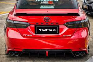 YF Style Wide Body Aero Kit Front Lip Side Skirt Wheel Arch Rear Diffuser Spoiler for 2018+ Toyota <strong>Camry</strong> Exterior <strong>Modification</strong> - Product Image 4