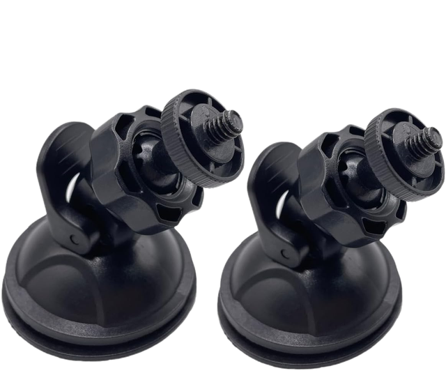 Plastic Car Dash Cam Mount Bracket 360 Degree Rotating Suction Cup Holder Windshield/Dashboard Mount Easy Install