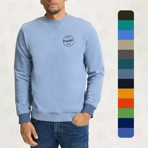 Sudadera de Cuello Redondo de Algodón para Hombre, Estilo Casual, Corte Regular, Bordado Personalizado de Alta Calidad, Sin Capucha - Product Image 1