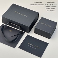 Boîte cadeau portable haut de gamme avec ruban, finition bronzée et papier d'art, idéale pour bijoux, cosmétiques, bagues et souvenirs