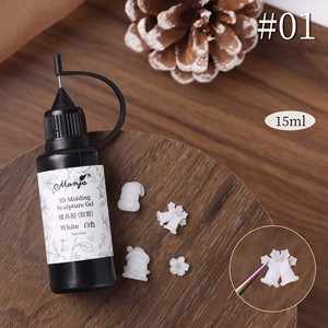 Gel <span class=keywords><strong>de</strong></span> Modelado 3D para Esculturas, 15 ml, Transparente, Blanco, para Arte <span class=keywords><strong>de</strong></span> <span class=keywords><strong>Uñas</strong></span>, Gel <span class=keywords><strong>de</strong></span> Moldeo <span class=keywords><strong>de</strong></span> Cristal para Fototerapia - Product Image 5