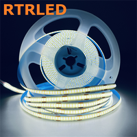Kit Lampu LED Strip COB Warm White 5V 8mm USB dengan Saklar Sentuh dan Kabel untuk Dekorasi Model Cetak 3D Bambulab, Lampu, Mesin Jahit