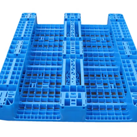 Palette en plastique HDPE 1010 1210 double face, grande, empilable, robuste, à prix avantageux, en vente