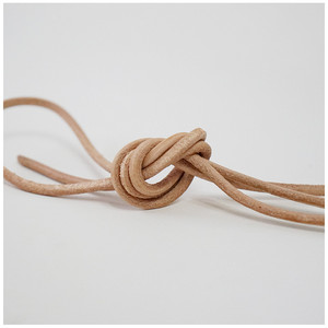 Cordon en macramé rond en cuir pour la création de bijoux DIY, bracelets, colliers, matériel de fabrication - Product Image 1
