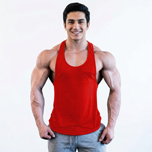 Customized for Men's Cotton White Seamless Fitness Bodybuilding Undershirt Training <b>String</b> Singlet Gym Tank <b>Tops</b> Vest for Men - Product Image 1