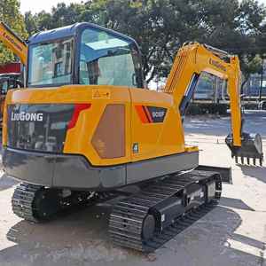 Mini-excavatrice sur chenilles Liugong 906F 6 tonnes à prix avantageux, excavatrice hydraulique pour travaux de terrassement - Product Image 3