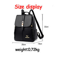 Nouveau Design Sac à Dos Imperméable pour Femmes Grande Capacité Sac à Dos Élégant pour Dames Résistant à l'Usure pour Affaires et Loisirs Extérieurs