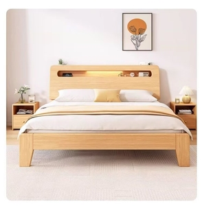 Letto in Legno Massello 2026 180x200cm, Letto Matrimoniale per Camera da Letto Principale, Letto Singolo Semplice 1.2m per Uso Domestico - Product Image 2
