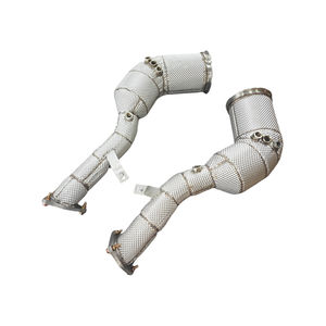 पोर्श मैनान रेसिंग पाइप के लिए आंतरिक स्टील हेटशील्ड डाउनपाइप - Product Image 3