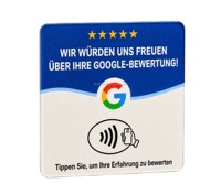 En stock : Carte NFC en acrylique pour entreprises françaises, compatible Google Review et réseaux sociaux