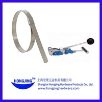 Collier de serrage préformé en acier inoxydable 201 Hongjing Hardware, poli miroir, différentes tailles, collier de serrage réglable pour tuyau
