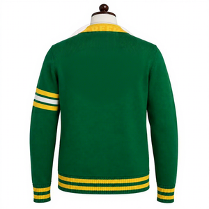 Custom sorority <b>cardigans</b> acrylic knitted KSU university women's sweaters V-neck Greek logo college varsity <b>cardigan</b> - Product Image 2