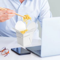 Boîte à nouilles jetable en papier kraft, compatible micro-ondes, emballage alimentaire biodégradable pour nouilles chinoises, plats de pâtes, usage en camping
