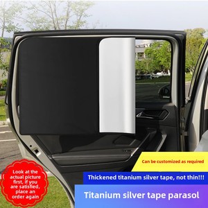Parasol para Auto con Aislamiento Térmico y Cinta Plateada de Titanio, 10 Imanes Fuertes, Personalizable - Product Image 6