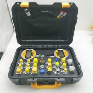 Manómetro Digital Universal de Buena Calidad para Excavadora, Instrumentos de Medición, Herramienta de Prueba, Kit de Prueba de Presión Hidráulica con 2 Manómetros - Product Image 1