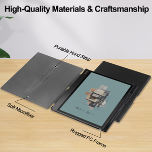 Ốp lưng siêu cứng Bojin Folio <span class=keywords><strong>Cover</strong></span> <span class=keywords><strong>Case</strong></span> cho BOOX Note Air3 có dây đeo tay và giá đỡ bút chì - Product Image 6