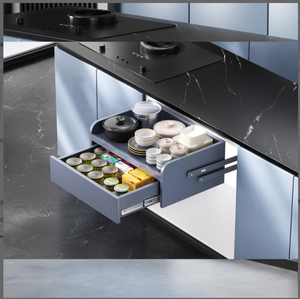 Panier de rangement motorisé escamotable TSD pour cuisine, à commande tactile intelligente, pour installation sous armoire, idéal pour usines modernes, vente en gros et personnalisation - Product Image 3