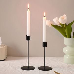 Nordic Single Head Simple Iron Art Candle Holders Christmas Table Ornaments Romantic Wedding Decoration Metal Candlestick - Product Image 6