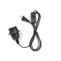 Hagood 1.8M câble d'alimentation E27 support de lampe suspendue avec interrupteur 303 douille d'ampoule LED lampe suspendue domestique EU/US Plug Style à vis
