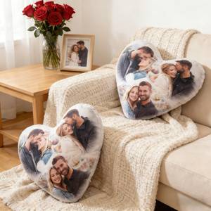 <span class=keywords><strong>Coussin</strong></span> <span class=keywords><strong>en</strong></span> <span class=keywords><strong>forme</strong></span> <span class=keywords><strong>de</strong></span> cœur pour couple personnalisé avec photo, cadeau personnalisé pour la Saint-Valentin, <span class=keywords><strong>coussin</strong></span> pour anniversaire <span class=keywords><strong>de</strong></span> mariage - Product Image 6