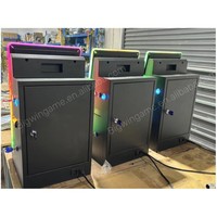Armoire de jeu de table LED verticale de 23.6 pouces avec harnais complet écran tactile comptoir compétence Machine Arcade pour la maison