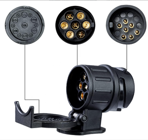 Ít hơn $1 13Pin <span class=keywords><strong>Trailer</strong></span> cắm to7 Pin <span class=keywords><strong>Trailer</strong></span> Ổ cắm <span class=keywords><strong>adapter</strong></span> cho Châu Âu Xe mở rộng Dây cáp nối - Product Image 1