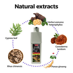 Joynna Champú y Acondicionador <span class=keywords><strong>de</strong></span> <span class=keywords><strong>Color</strong></span> Permanente para el <span class=keywords><strong>Cabello</strong></span> 3 en 1 Rojo Borgoña Marrón <span class=keywords><strong>Canela</strong></span> Cubre las Canas Fórmula Nutritiva en Crema - Product Image 4