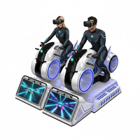 Simulateur de conduite de moto VR Machine d'arcade Réalité virtuelle 3D Parc d'attractions intérieur en métal Centre commercial MOTO VR X