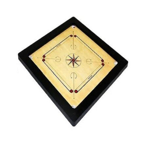Tablero de Carrom de Madera Negra Premium, Superficie de Juego Lisa, Tablero de Juego de Mesa Familiar para Interiores, Torneos y Prácticas - Product Image 3