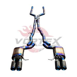 ระบบท่อไอเสีย Vortex Full Burnt Blue Titanium สำหรับ BMW F06 F12 F13 640i 650i Valvetronic Catback เสียงดุดัน ติดตั้งง่าย - Product Image 1
