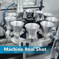 Machine de remplissage automatique quantitative pour bouteilles en verre, pots en PE, sel, sucre blanc, café et sucre