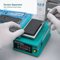 Machine de séparation LCD 2-en-1 RF4 Peace pour réparation de téléphones mobiles, pompe à vide à aspiration stable, compatible iPhone/métal